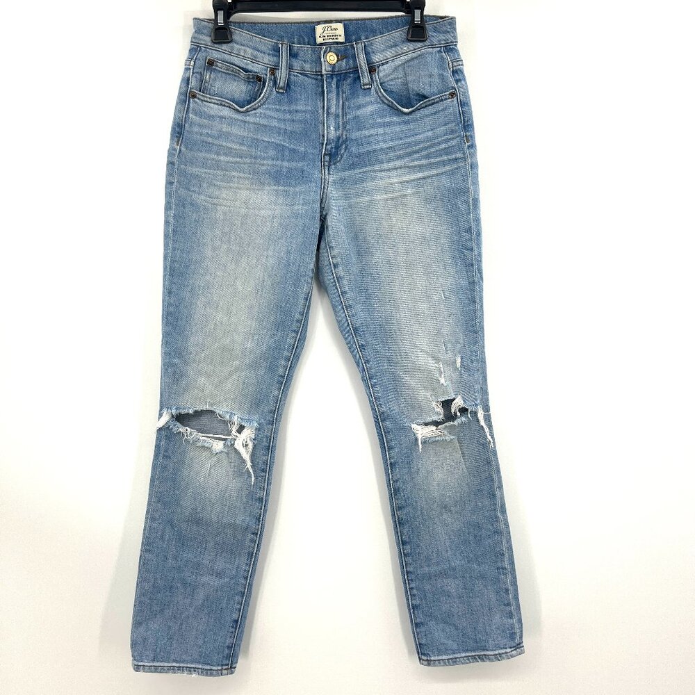 J.Crew Slim Broken In Boyfriend Distressed Jeans Women's 25